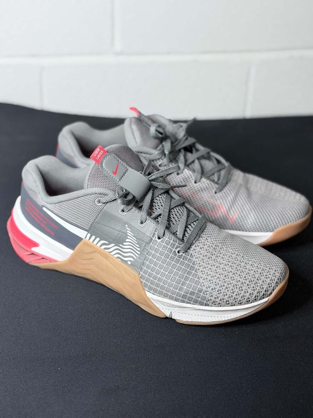 Nike Metcon 8 Training Shoes Flat Pewter Gum Med Brown DO9328-005